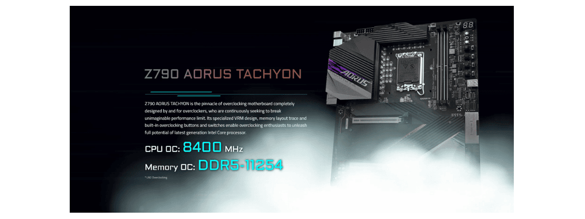 GIGABYTE Z790 AORUS TACHYON Achieves Groundbreaking DDR5 Memory ...